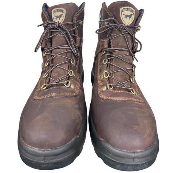 Irish Setter X Red Wing Men’s Ely Brown Steel Toe Work Boot Size US 12 main image 4